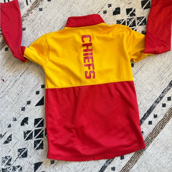 Chiefs Red and Yellow Quarter-Zip - Picture 4 of 5